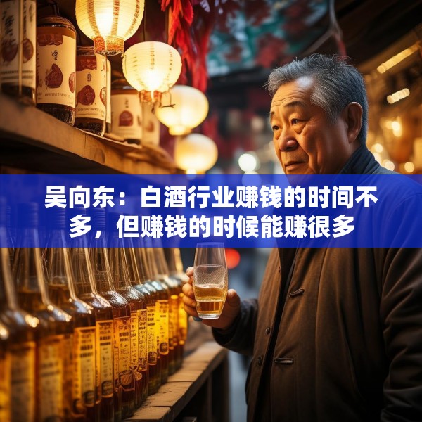 吴向东：白酒行业赚钱的时间不多，但赚钱的时候能赚很多