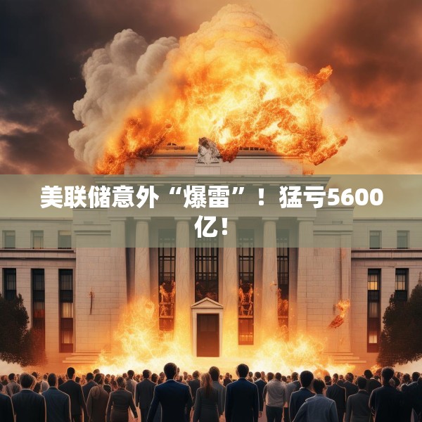 美联储意外“爆雷”！猛亏5600亿！