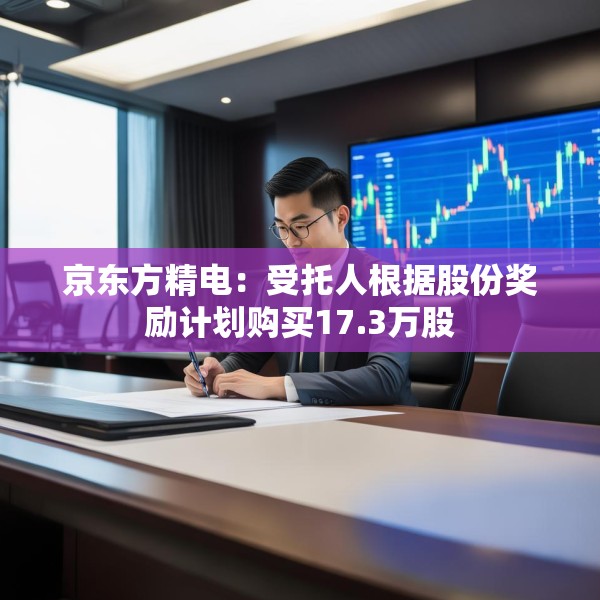 京东方精电：受托人根据股份奖励计划购买17.3万股