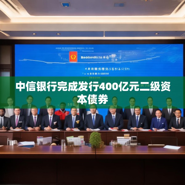 中信银行完成发行400亿元二级资本债券