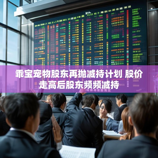 乖宝宠物股东再抛减持计划 股价走高后股东频频减持