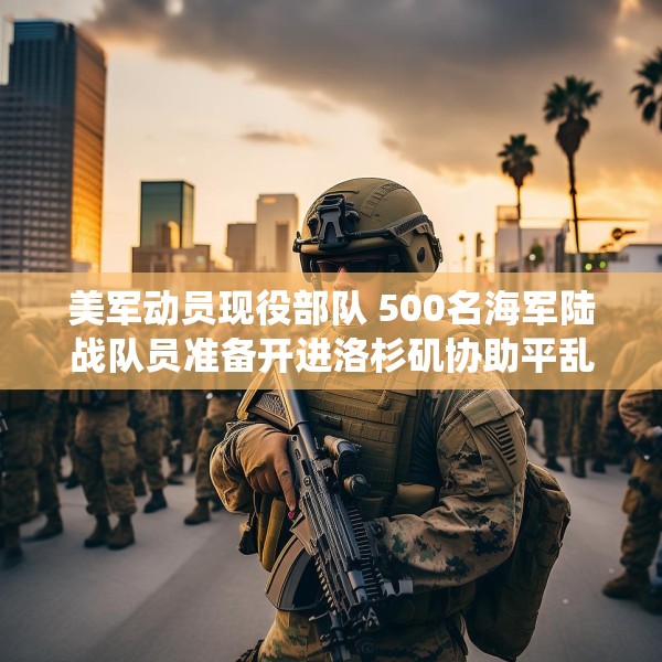 美军动员现役部队 500名海军陆战队员准备开进洛杉矶协助平乱