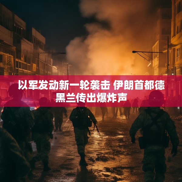 以军发动新一轮袭击 伊朗首都德黑兰传出爆炸声