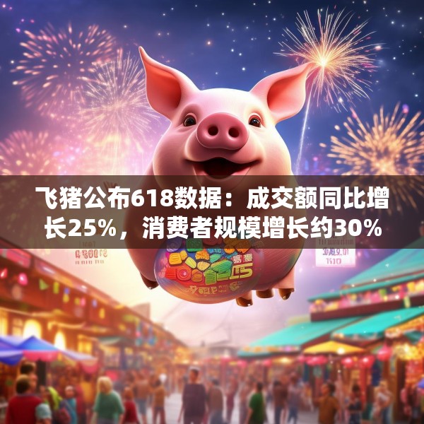 飞猪公布618数据：成交额同比增长25%，消费者规模增长约30%