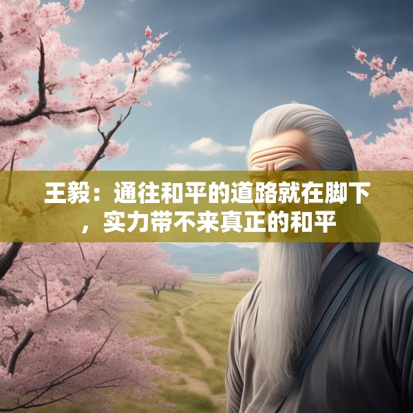 王毅：通往和平的道路就在脚下，实力带不来真正的和平