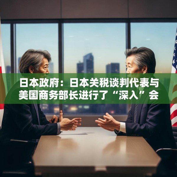 日本政府：日本关税谈判代表与美国商务部长进行了“深入”会谈
