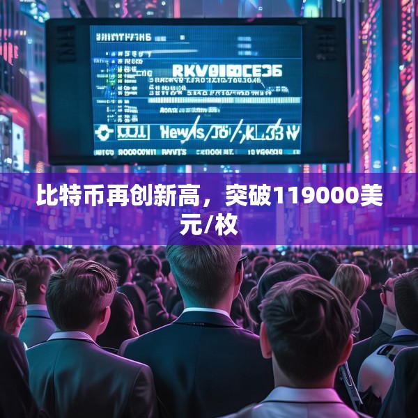 比特币再创新高，突破119000美元/枚