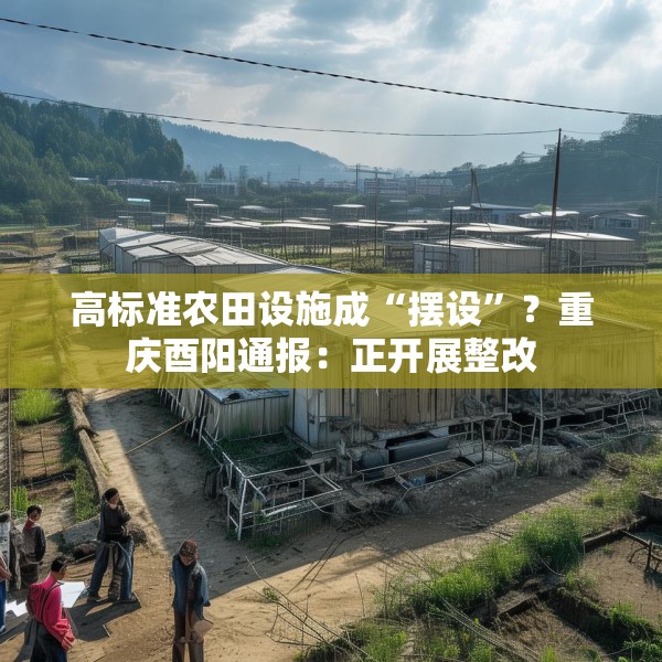 高标准农田设施成“摆设”？重庆酉阳通报：正开展整改