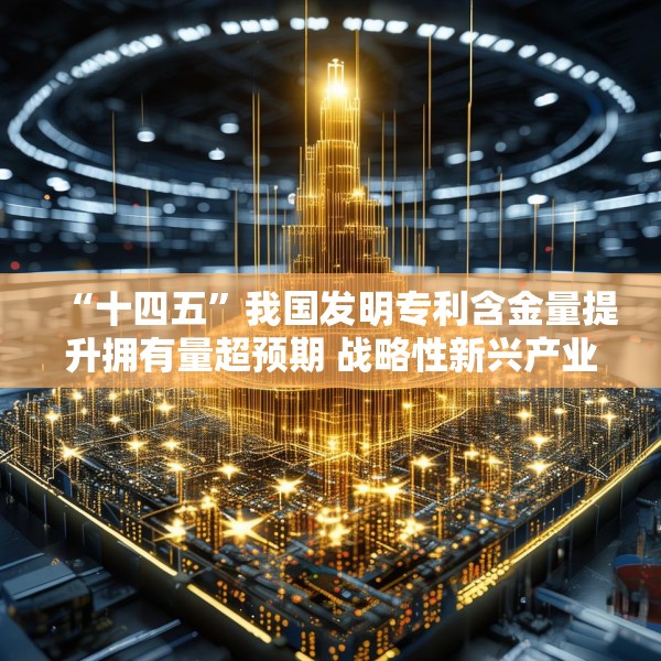 “十四五”我国发明专利含金量提升拥有量超预期 战略性新兴产业专利占比较高 高价值核心专利持续提升